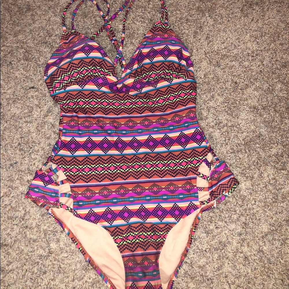 One piece bathing suit